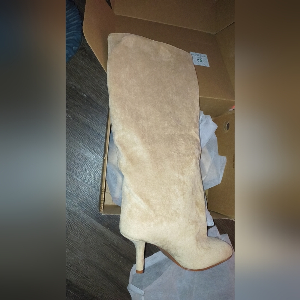 Tan Suede Cushion